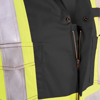 7702BK Combinaison ignifuge et r&eacute;sistant &agrave; l'arc &eacute;lectrique 88/12 FR-Tech, Taille 36, Noir, 9,7 cal/cm² Absolute Business Supply