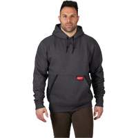Chandail &agrave; capuchon lourd, Hommes, Petit, Gris Absolute Business Supply