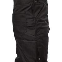 GridIron Regular Length Zip-To-Thigh Bib Overall, Men's, Large, Black Absolute Business Supply