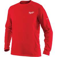 Workskin Long Sleeve Shirt, Men's, Small, Red Absolute Business Supply