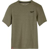 Hybrid Work Tee Shirt, Men's, Small, Green Absolute Business Supply