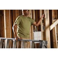 Hybrid Work Tee Shirt, Men's, Small, Green Absolute Business Supply