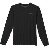 Hybrid Work Tee Shirt, Men's, Small, Black Absolute Business Supply