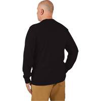 Hybrid Work Tee Shirt, Men's, Small, Black Absolute Business Supply