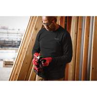 Hybrid Work Tee Shirt, Men's, Small, Black Absolute Business Supply