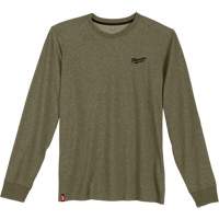 Hybrid Work Tee Shirt, Men's, Small, Green Absolute Business Supply