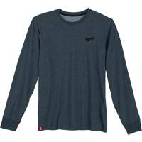 Hybrid Work Tee Shirt, Men's, Small, Blue Absolute Business Supply