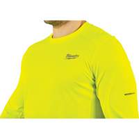 Workskin Lightweight High Visibility Shirt, Men's, Small, Yellow Absolute Business Supply