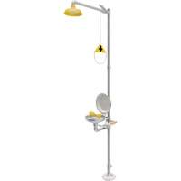 Douche durgence et douche oculaire combin&eacute;es, Socle Absolute Business Supply