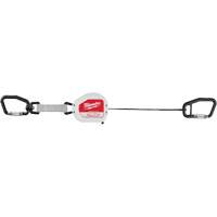Quick-Connect Tool Lanyard, Retractable, Dual Carabiner Absolute Business Supply