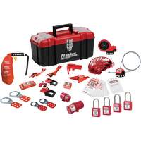 Premier Lockout Kit with Zenex Thermoplastic Locks, Electrical/Valve Kit, 27 Components Absolute Business Supply