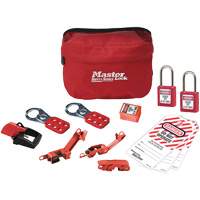 Standard Lockout Kit with Zenex Thermoplastic Locks, Electrical Kit, 13 Components Absolute Business Supply