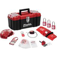 Standard Lockout Kit with Zenex Thermoplastic Locks, Valve Kit, 13 Components Absolute Business Supply