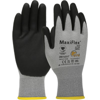 Gants compatibles avec les &eacute;crans tactiles ultral&eacute;gers ATG MaxiFlex Elite, Grand, R&ecirc;vetement Nitrile, Calibre 18, Enveloppe en Nylon Absolute Business Supply