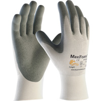 Gants en tricot sans couture de qualit&eacute; sup&eacute;rieure ATG MaxiFoam, Grand, R&ecirc;vetement Nitrile, Calibre 15, Enveloppe en Nylon Absolute Business Supply
