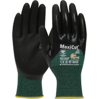 Gants r&eacute;sistants aux coupures dans un milieu de travail huileux ATG MaxiCut, Taille Grand, Calibre 15, Rev&ecirc;tement Nitrile, Enveloppe en Fil technique, ASTM ANSI niveau A2/EN 388 niveau 3/EN 388 niveau B Absolute Business Supply