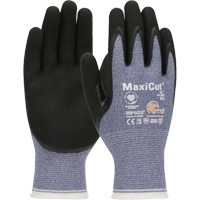 Gants r&eacute;sistants aux coupures dans un milieu de travail huileux ATG MaxiCut, Taille Grand, Calibre 15, Rev&ecirc;tement Nitrile, Enveloppe en Fil technique, ASTM ANSI niveau A3/EN 388 niveau 4/EN 388 niveau C Absolute Business Supply