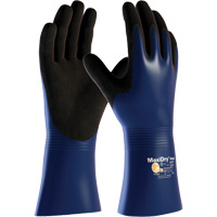 Gants r&eacute;sistant aux produits chimiques et aux coupures ATG MaxiDry Plus, Grand, R&ecirc;vetement Nitrile, Enveloppe en Nylon/&eacute;lasthanne Absolute Business Supply