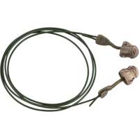 Bouchons d'oreilles en mousse camo sans roulement &agrave; tourner Glide, Vrac - Boîte, Avec cordon Absolute Business Supply