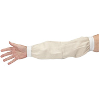 Manchettes, 18", Coton, Blanc Absolute Business Supply