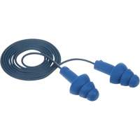 Bouchons d'oreilles pr&eacute;moul&eacute;s E-A-R Ultrafit , Avec cordon, Taille unique, Vrac - Sac en poly, NRR dB NRR 25 dB Absolute Business Supply