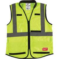 Veste de s&eacute;curit&eacute; haute performance, Jaune lime haute visibilit&eacute;, Grand/T-Grand Absolute Business Supply