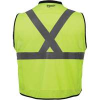 Veste de s&eacute;curit&eacute; haute performance, Jaune lime haute visibilit&eacute;, Grand/T-Grand Absolute Business Supply