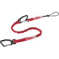 Quick-Connect Locking Tool Lanyard, Bungee, Carabiner/Loop Absolute Business Supply
