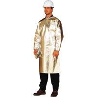 ALM 300 Long Heat Protective Apron/Smock, 48" L, Aluminized Fibreglass Absolute Business Supply