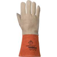 TIG Welding Gloves, Grain Deerskin, Size Medium Absolute Business Supply