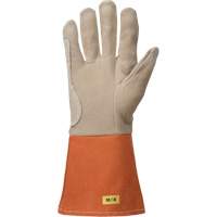 TIG Welding Gloves, Grain Deerskin, Size Medium Absolute Business Supply