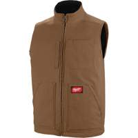 Veste doubl&eacute;e en sherpa ultra-r&eacute;sistante, Hommes, Petit, Brun Absolute Business Supply