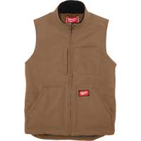 Veste doubl&eacute;e en sherpa ultra-r&eacute;sistante, Hommes, Petit, Brun Absolute Business Supply