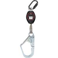 Cordage de s&eacute;curit&eacute; autor&eacute;tractable avec grand mousqueton Dynamic, 7', Polyester, Pivotant Absolute Business Supply