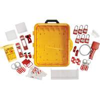 Station de cadenassage &eacute;lectrique avec cadenas de s&eacute;curit&eacute; en nylon utilisant des cl&eacute;s diff&eacute;rentes, Cadenas Plastique, Capacit&eacute; de 60, Cadenas Compris Absolute Business Supply