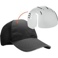 Casquette de baseball standard Skullerz 8946 avec encart, Noir Absolute Business Supply