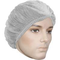 Cova-Cap Pleated Bouffant Cap, Polypropylene, 21", White Absolute Business Supply