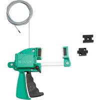 Verrou de c&acirc;ble &agrave; pince vert, Longueur de 8' Absolute Business Supply