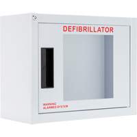 Standard Compact AED Cabinet with Alarm, Philips/Defibtech/Heartsine For, Non-Medical Absolute Business Supply