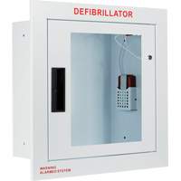 Fully Recessed Large Cabinet with Alarm, Zoll AED Plus&reg;/Zoll AED 3/Cardio-Science/Physio-Control For, Non-Medical Absolute Business Supply