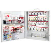 Armoire pour premiers soins SmartCompliance, R&eacute;pond &agrave; la norme CSA Z1220-17 type 3 environnements &agrave; haut risque, Moyen (26-50 travailleurs) Absolute Business Supply
