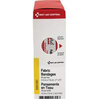 SmartCompliance&reg; Refill Adhesive Bandages, Rectangular/Square, 3", Fabric, Non-Sterile Absolute Business Supply