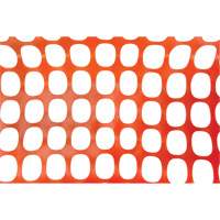 Cl&ocirc;ture de s&eacute;curit&eacute; robuste, 100' lo x 4' la, Orange Absolute Business Supply