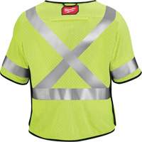 Gilet de s&eacute;curit&eacute; &agrave; maille d&eacute;tachable, Noir/Jaune lime haute visibilit&eacute;, Moyen/Petit Absolute Business Supply