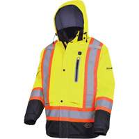 5408 Veste imperm&eacute;able &agrave; isolation thermique, Hommes, Petit, Jaune lime haute visibilit&eacute; Absolute Business Supply