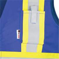 7730 Veste r&eacute;sistante aux arcs &eacute;lectriques FR-Tech, Petit, Bleu royal, 10 cal/cm² Absolute Business Supply