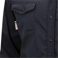 7742 Chemise de s&eacute;curit&eacute; ignifug&eacute;e FR-Tech, Petit, Bleu marin Absolute Business Supply