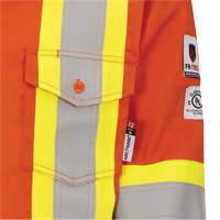 7743 Chemise de s&eacute;curit&eacute; ignifug&eacute;e FR-Tech, Petit, Orange haute visibilit&eacute; Absolute Business Supply