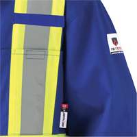 7706 FR-Tech&reg; Flame-Resistant Coverall with Leg Zippers, Size 36, Royal Blue, 9.7 cal/cm² Absolute Business Supply