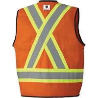 7732 Veste d'arpenteur ignifuge et r&eacute;sistant aux arcs &eacute;lectriques FR-Tech, Petit, Orange haute visibilit&eacute;, 9,7 cal/cm² Absolute Business Supply